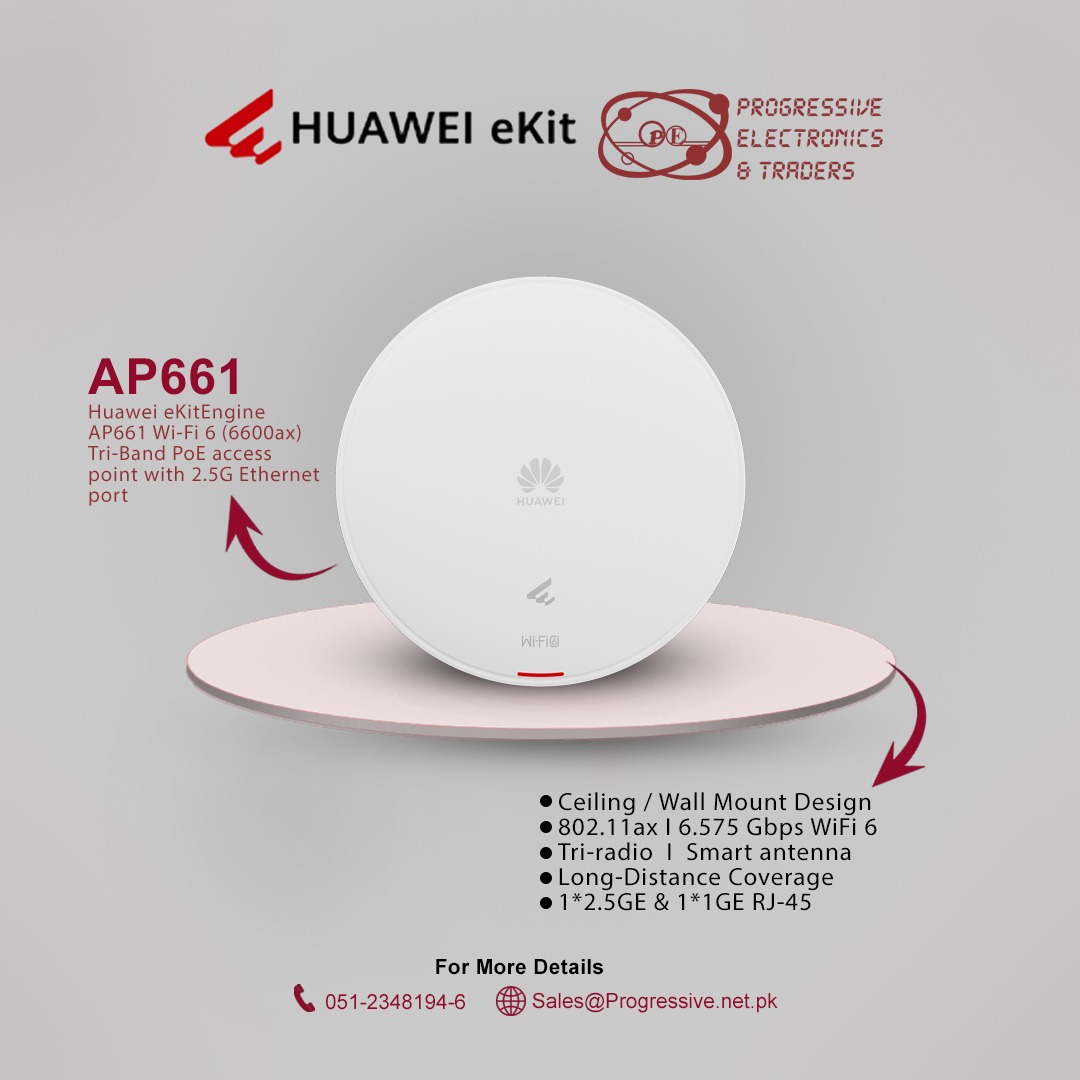 Huawei AP661 02355VFC-RR High-Performance Enterprise Access Point